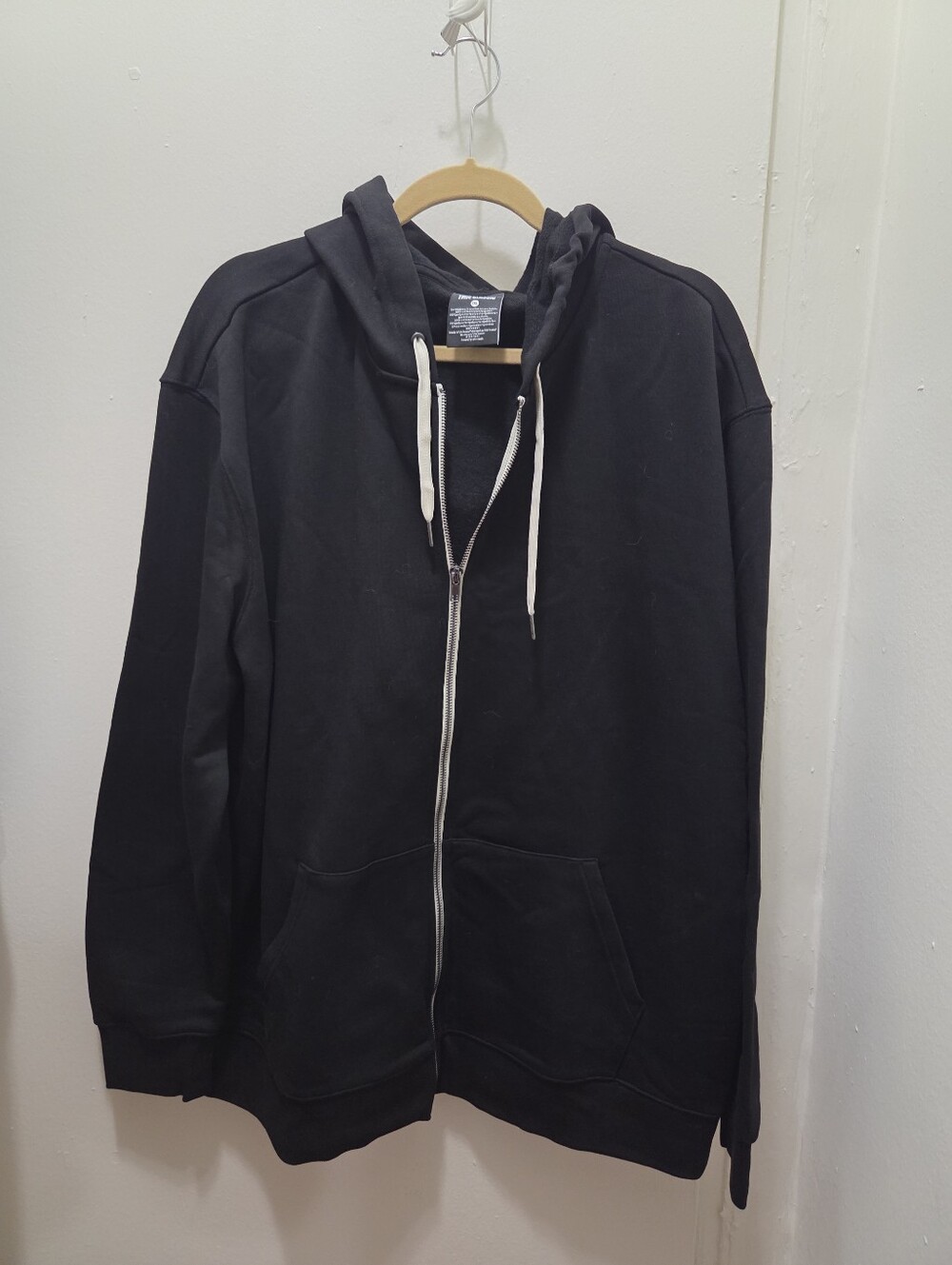 True Classic 2XL French Terry Fleece Full Zip Hoodie black New NWT